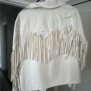 NEVER WORN  leather kittenish jacket!